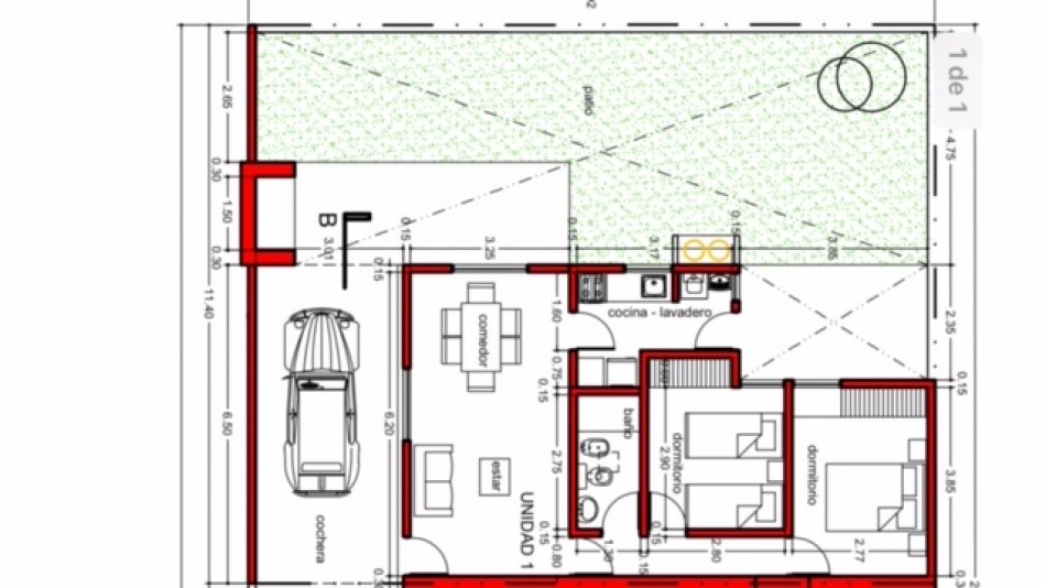 M.S.M. de Balcarce  2454 PB "1" Unidad 1, entre Av. Iriondo y Gral. Belgrano, San Justo, S.F., Prop. 479