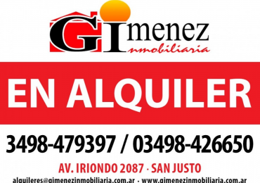 Gobernador Cabal N°2572, interno, San Justo, Santa Fe.